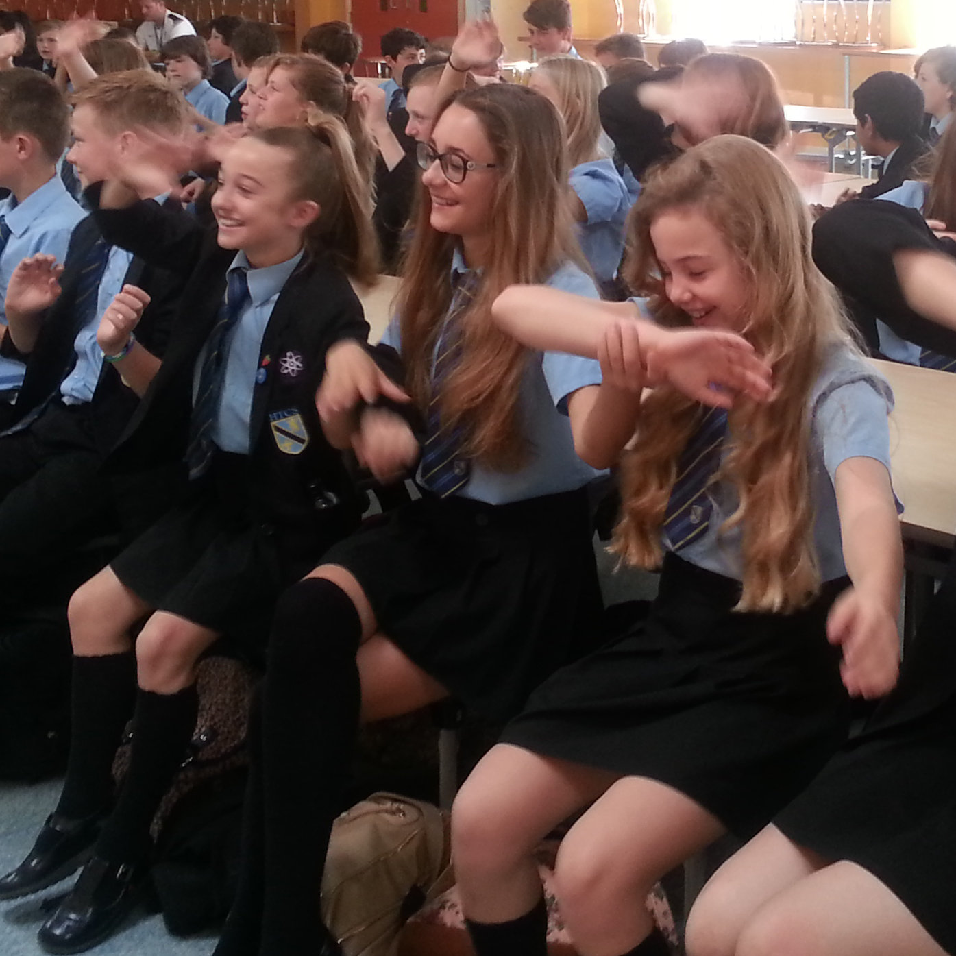 Pupils dancing